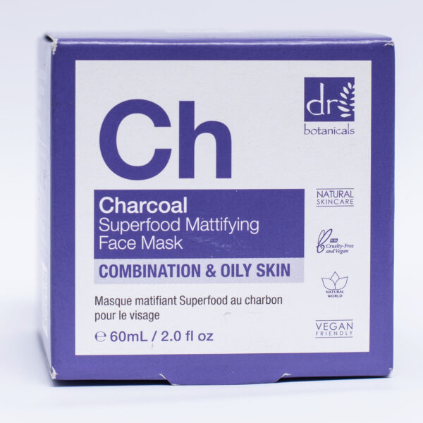 Charcoal Superfood Mattifying Face Mask 60ml