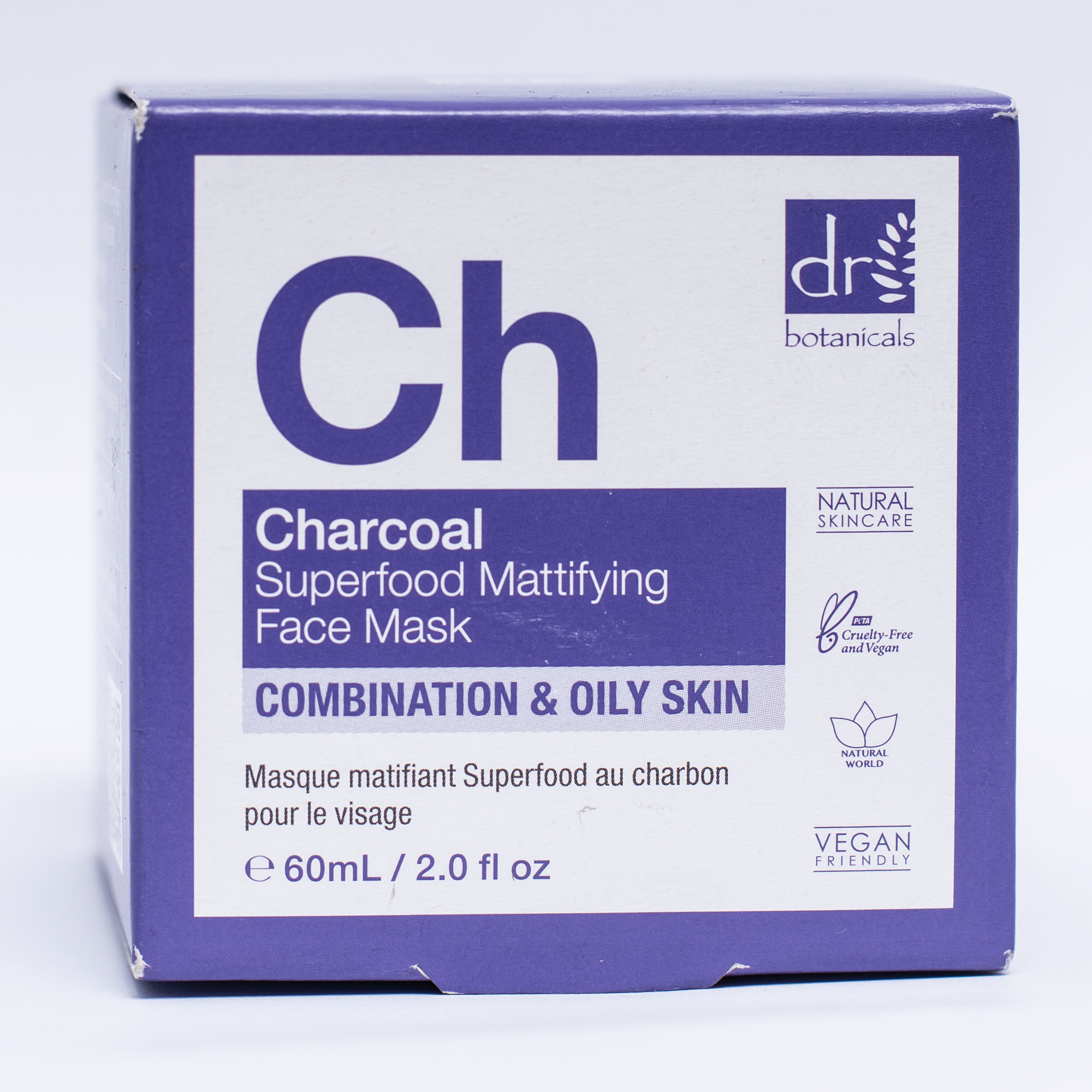Charcoal Superfood Mattifying Face Mask 60ml