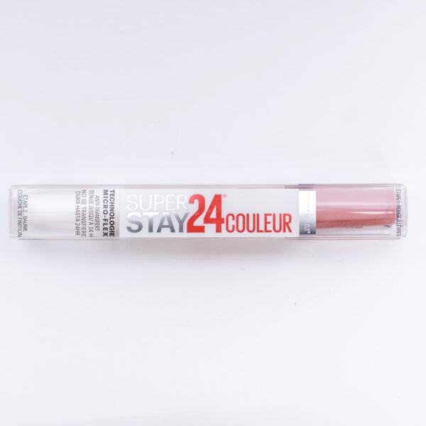 Maybelline SuperStay 24, a two-step liquid lipstick.