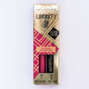 Liquid lipstick Max Factor Lipfinity 24H Nº 025 Vivid splendour 2 Pieces