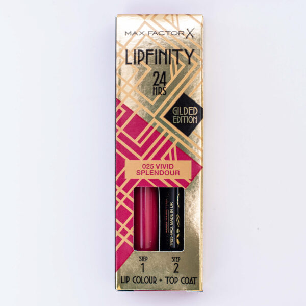 Liquid lipstick Max Factor Lipfinity 24H Nº 025 Vivid splendour 2 Pieces