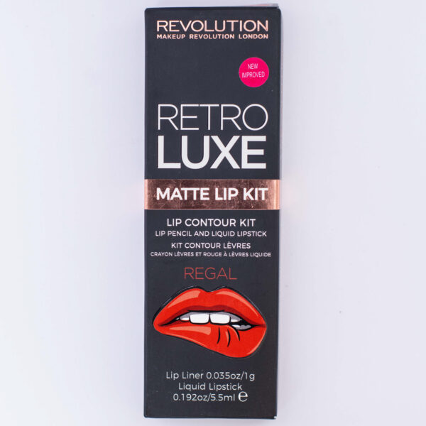 Revolution Retro Luxe Matte Lip Kit in the shade "Regal."