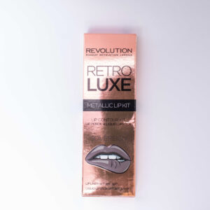 Revolution Retro Luxe Metallic Lip Kit in the shade "Sovereign".