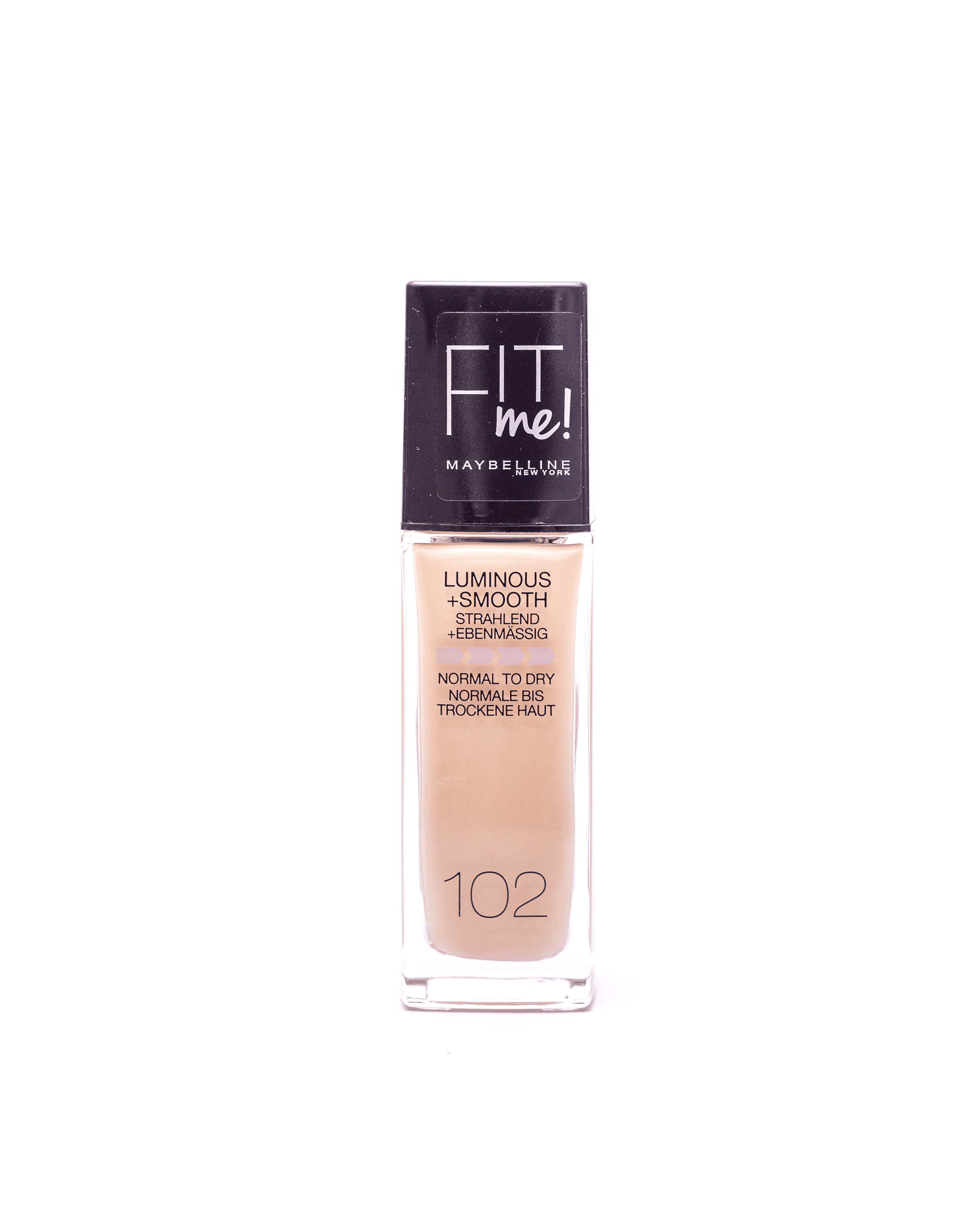 Maybelline Fit Me Luminous + Smooth Foundation in shade 102